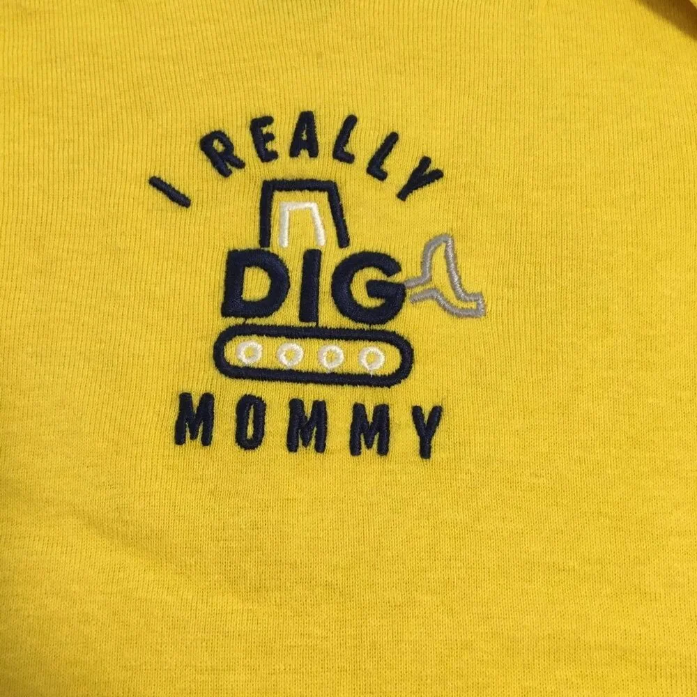 Carter's Baby Boys 3pc Truck Pants & Tops Outfit Set Newborn‎ 9-24 Months Yellow
